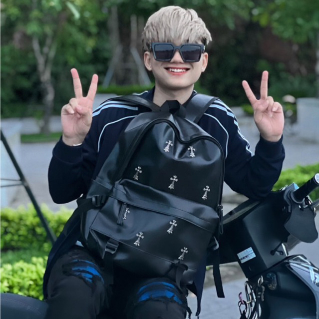 Balo chữ thập- chất liệu da bóng- siêu hot hit đẹp nhất 2023