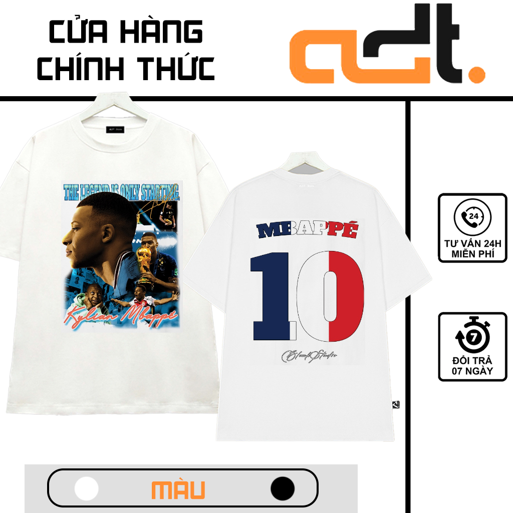 Áo thun hình Kylian Mbappé cực chất giá rẻ mẫu HOT bán chạy