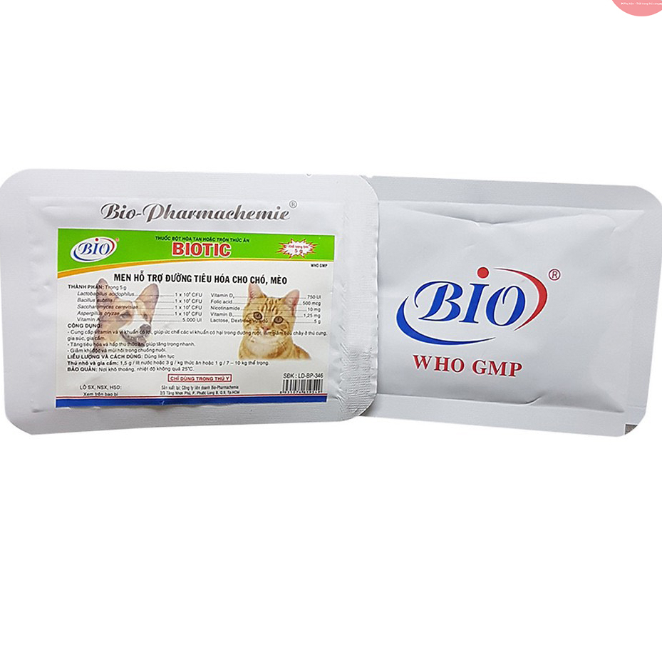 Men tiêu hóa cho chó mèo