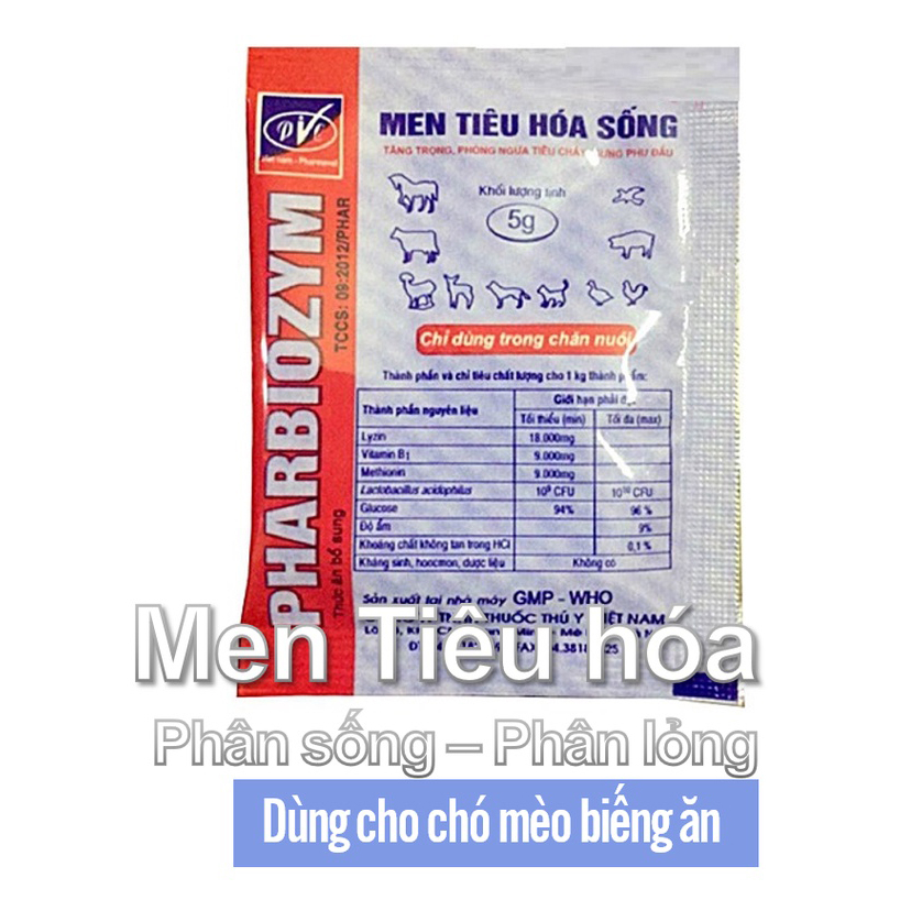 Men tiêu hóa cho chó mèo