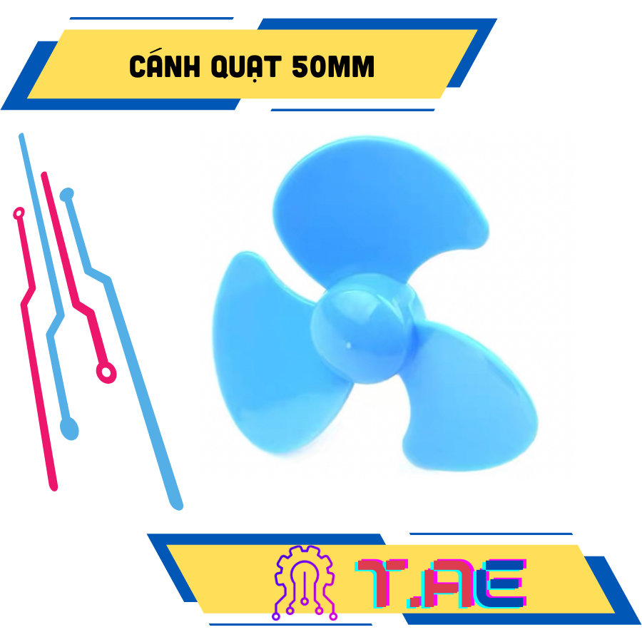 5 CHIẾC CÁNH QUẠT 50MM (XANH DƯƠNG)