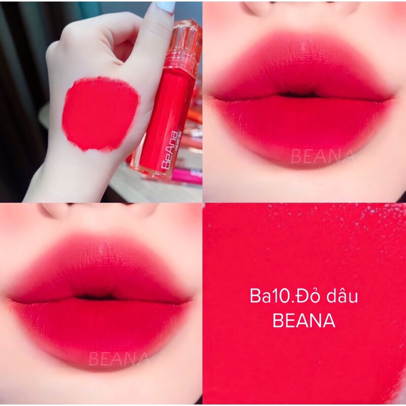 Son BeAna Cao Cấp - Son Kem Siêu Lì Không Chì Mềm Môi Công Nghệ Mới Nhất- Son B.A Ver4