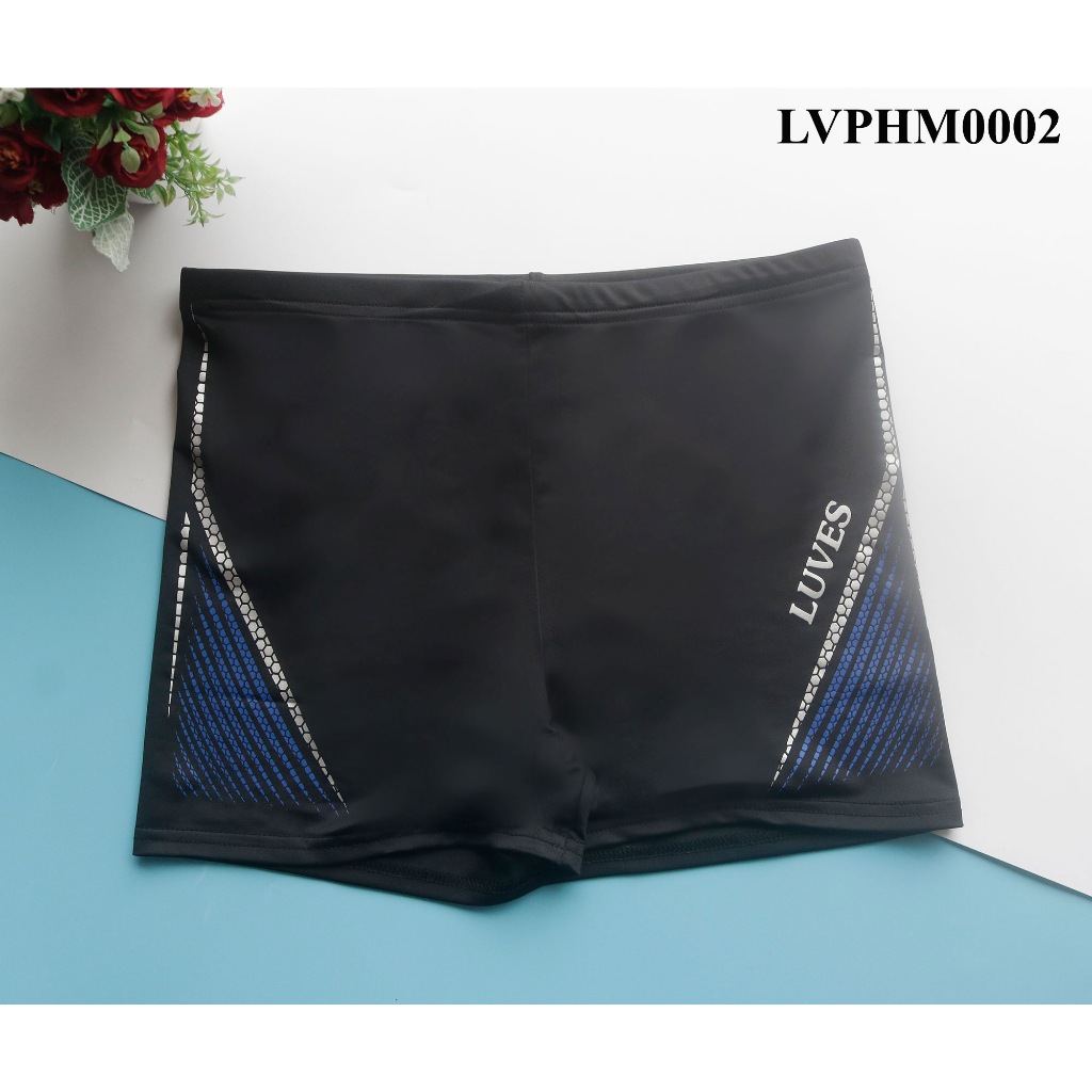 Quần Bơi Nam Ngắn LUVES SQUARE LEG Co Giãn 4 Chiều Cao Cấp, Quần Bơi Boxer Thể Thao Nam Nhanh Khô Thoáng Khí LVPHM0002