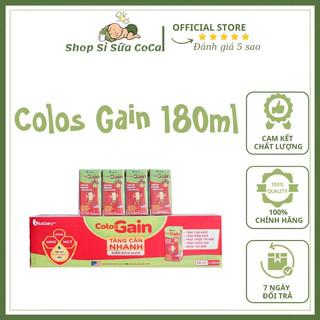 (Mẫu Mới)Sữa bột pha sẵn Colos Gain 110ml/180ml (thùng 48 hộp date mới)