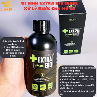 Men Vi Sinh Extra Bio 250ml - Chế Phẩm Xử Lý Nước Cho Hồ Cá
