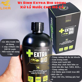 Men Vi Sinh Extra Bio 500ml - Chế Phẩm Xử Lý Nước Cho Hồ Cá