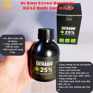 Men Vi Sinh Extra Bio 125ml - Vi Sinh Cao Cấp Cho Cá Cảnh