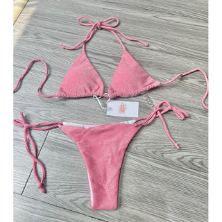 Bikini 2 mảnh hồng nhũ