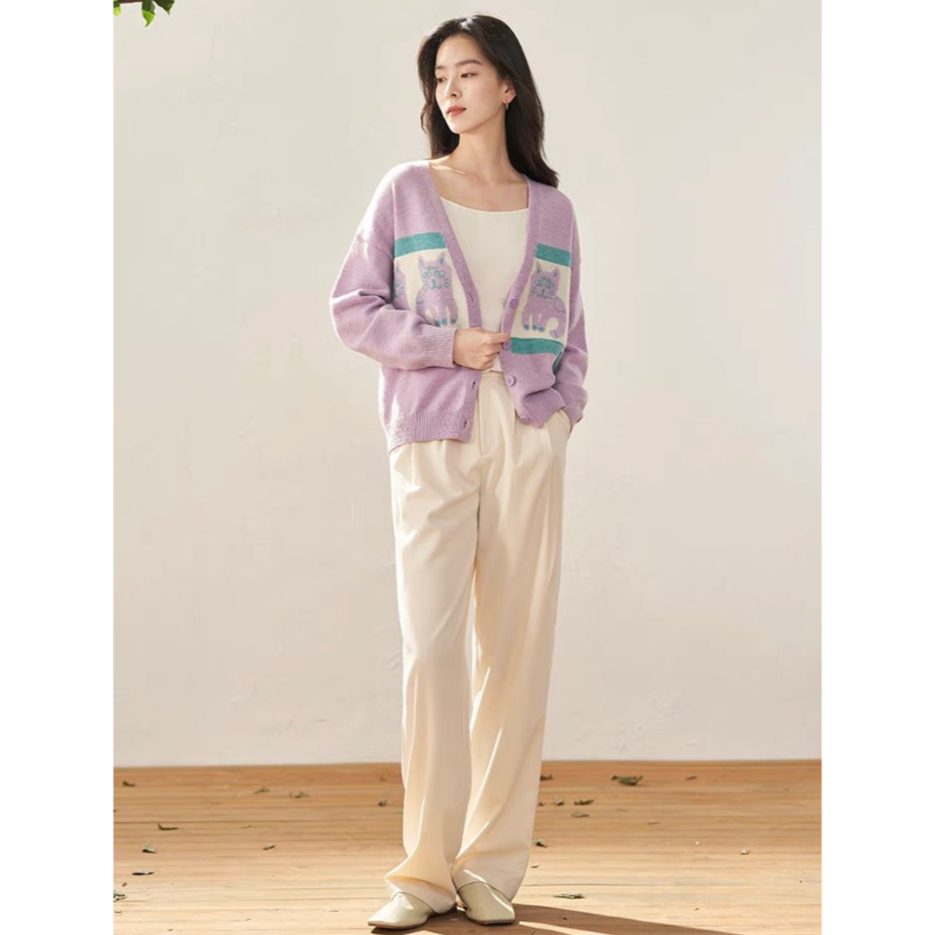 B140 Cardigan xuất dư của EIFINI