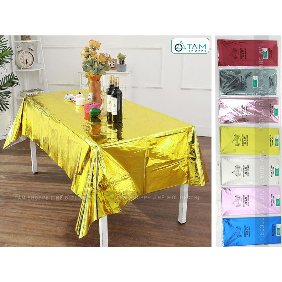 Khăn trải bàn plastic bắt sáng 137x183cm KTBA-PLASTIC