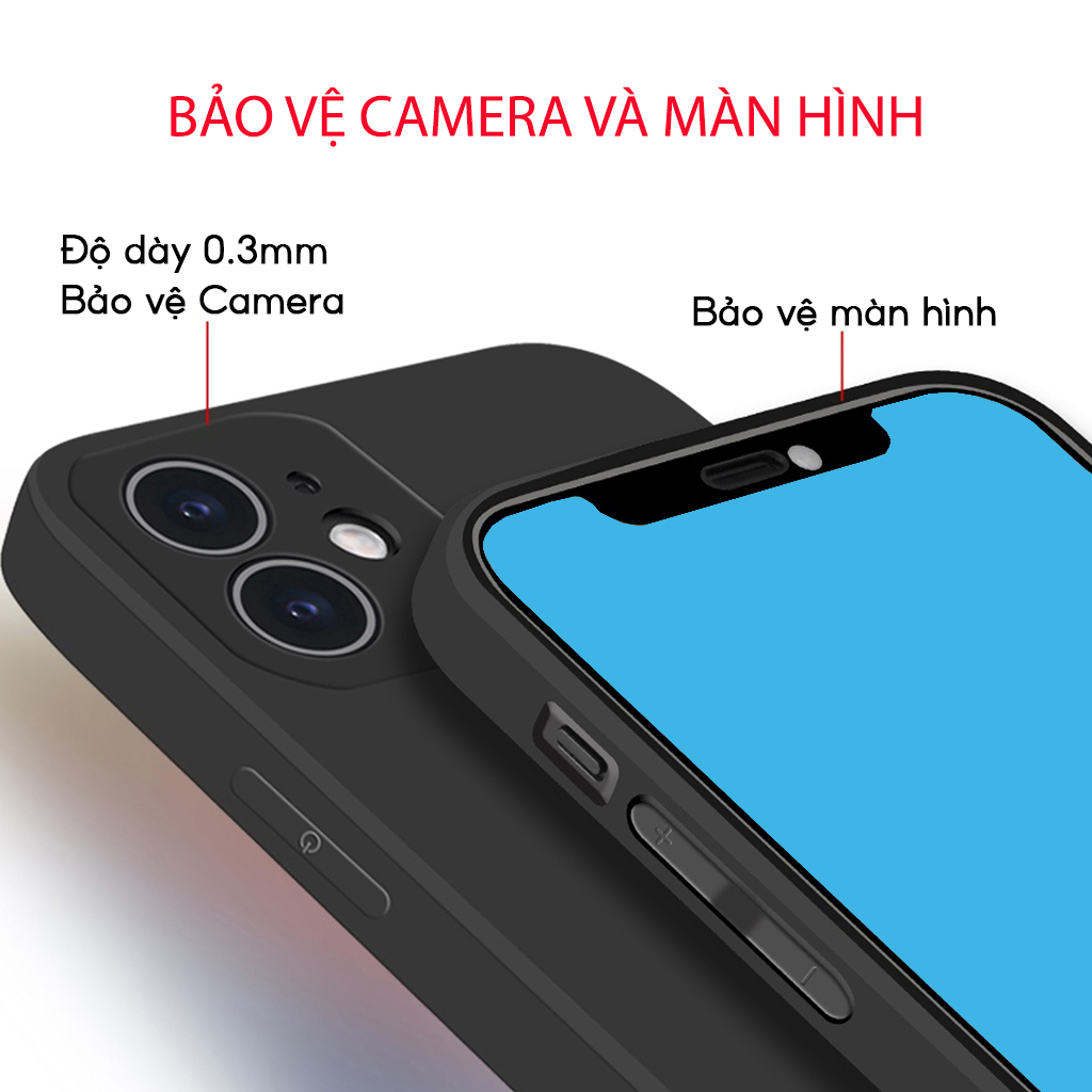 Ốp lưng Xiaomi Redmi Note 9 / Redmi Note 9s / Note 9 Pro cạnh vuông, viền vuông,SILICON dẻo bảo vệ camera siêu rẻ