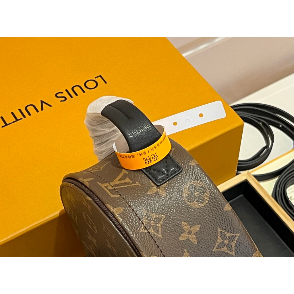 Balo nam nữ unisex L.V hoa nâu tinh khôi mini size 18 fullbox Smano bags hỏa tốc