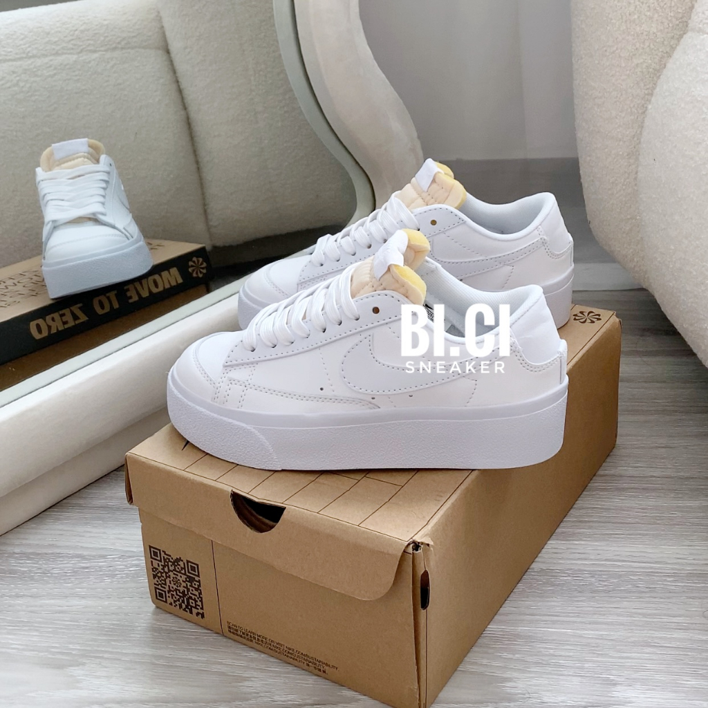 Giày thể thao sneaker nữ nai balzer đế cao giày sneaker mang đi học đi chơi ảnh thật full box giá rẻ nhất