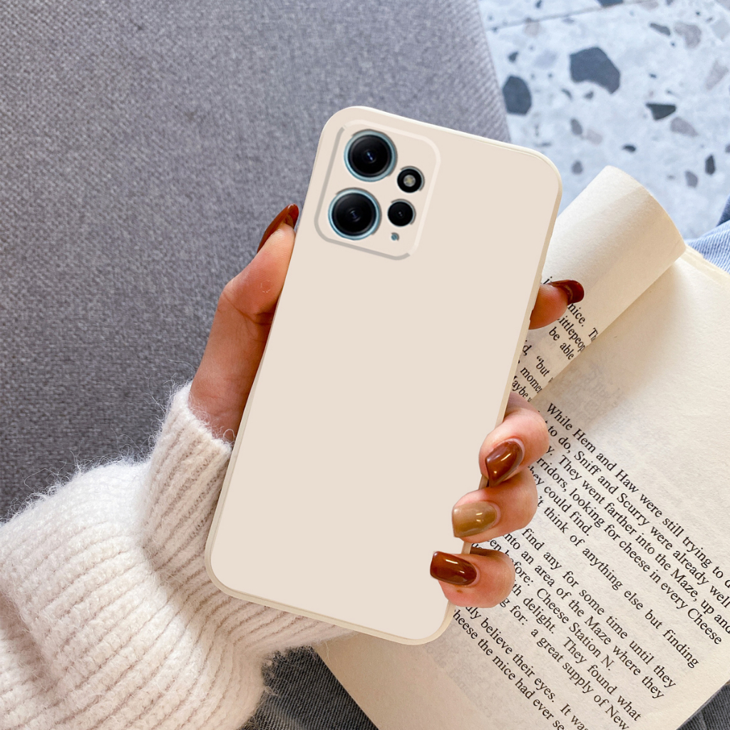 Ốp lưng Xiaomi Redmi Note 12 4G / 5G / Redmi Note 12 Pro 5G cạnh vuông, viền vuông,SILICON dẻo bảo vệ camera siêu rẻ