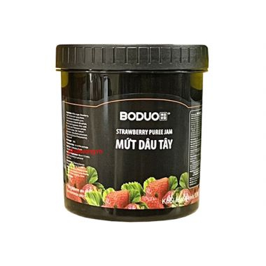 Mứt dâu tây Boduo hộp 1,3kg mứt trái cây pha chế