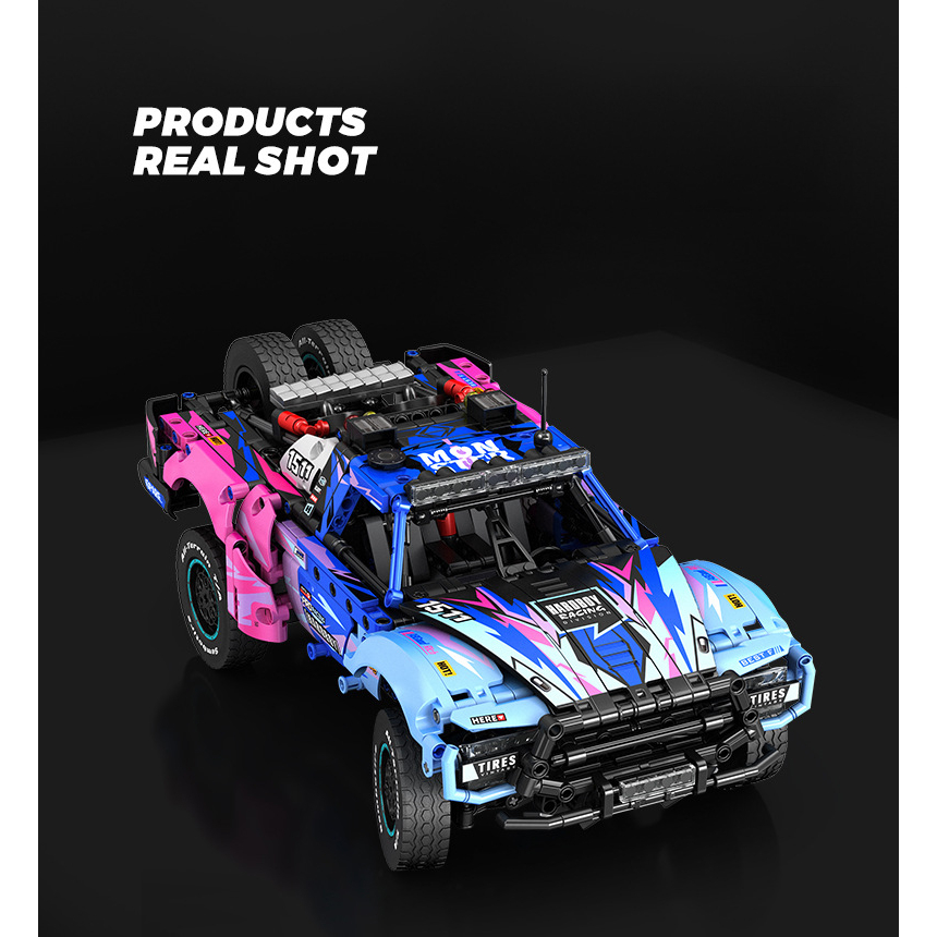 Đồ Chơi Lắp Ráp Kiểu Lego Mô Hình Điều Khiển Từ Xa Rc Siêu Xe Thể Thao Ford Raptor F150 Tỉ Lệ 1:14 715006 Với 1341+ PCS