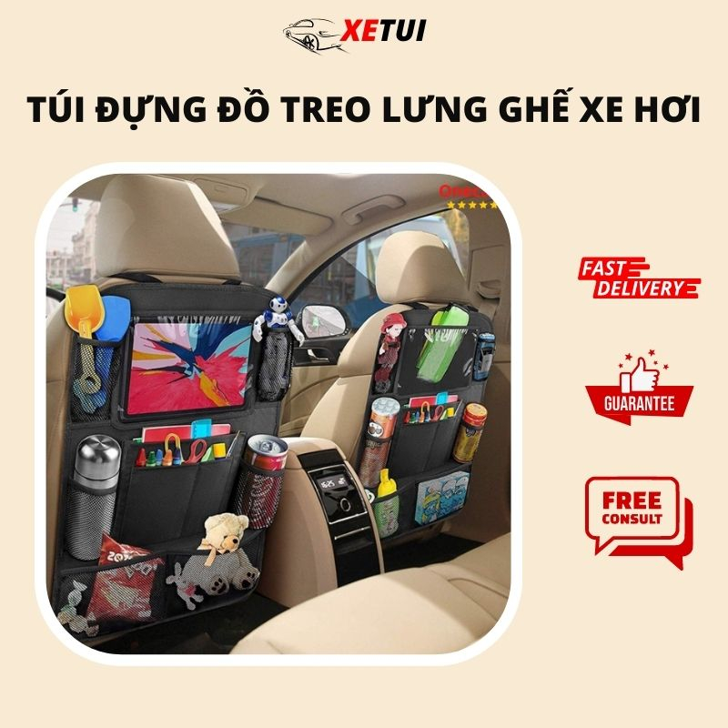 Túi Đựng Đồ Đa Năng Treo Ghế Sau Ô Tô Chứa Nhiều Ngăn Tiện Lợi