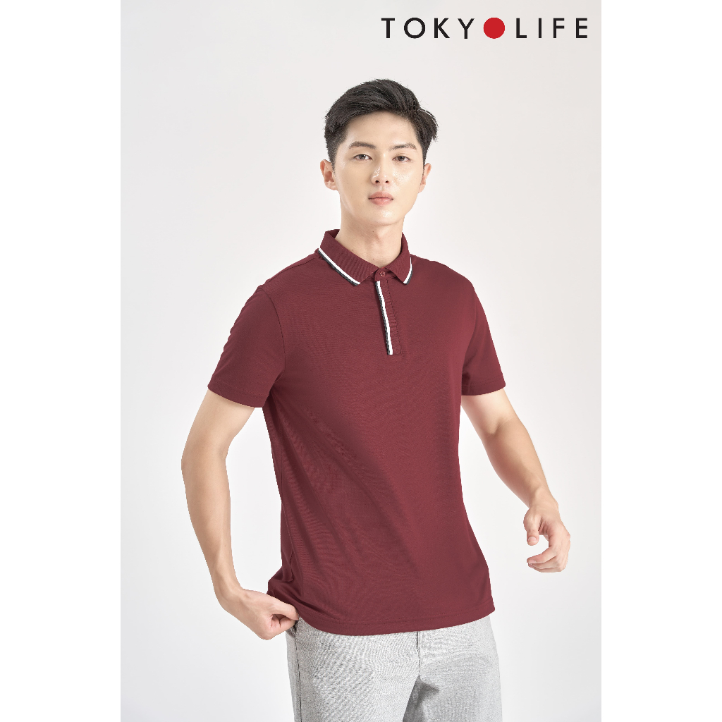 [Mã FATREND2810 giảm đến 30k tối đa 99k] Áo Polo NAM Supima cổ dệt phối màu TOKYOLIFE C7POL002M