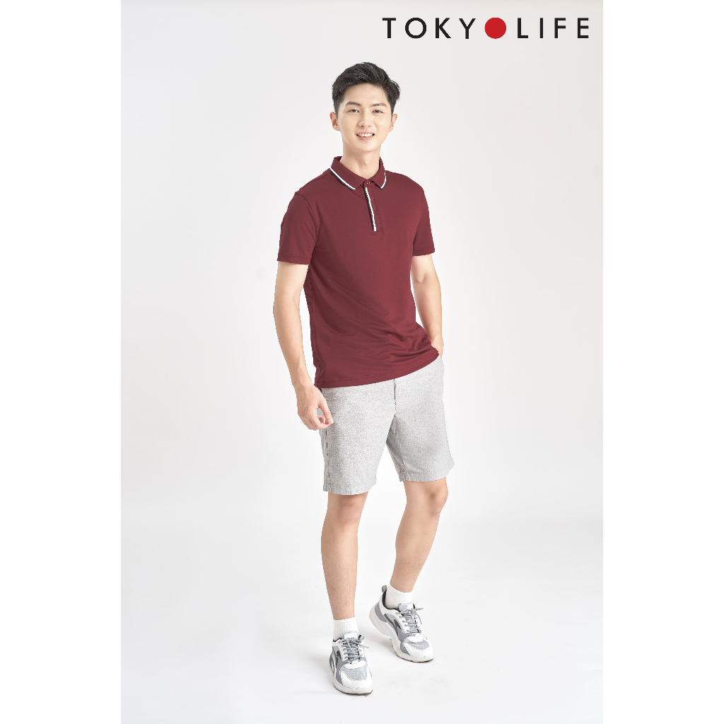 [Mã FATREND2810 giảm đến 30k tối đa 99k] Áo Polo NAM Supima cổ dệt phối màu TOKYOLIFE C7POL002M