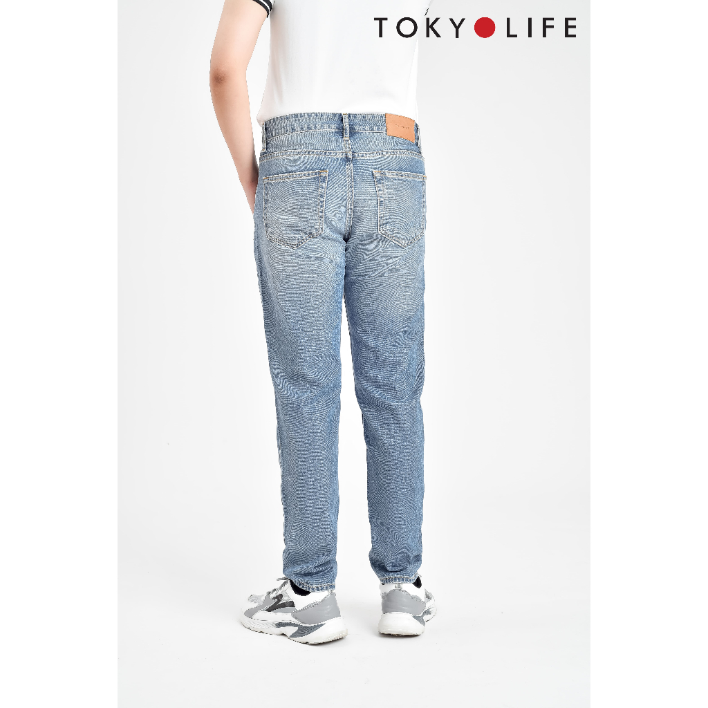[Mã FATREND2810 giảm đến 30k tối đa 99k] Quần Jeans NAM dáng suông vừa TOKYOLIFE C7JEA002M