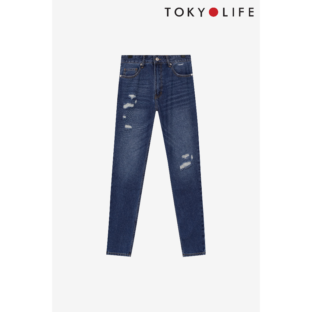 [Mã FATREND2810 giảm đến 30k tối đa 99k] Quần Jeans NAM dáng suông vừa TOKYOLIFE C7JEA002M