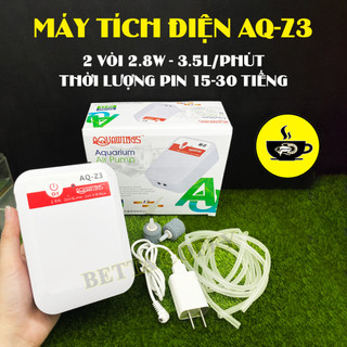 Máy Sủi Oxy Tích Điện SOBO 168 268 - JEBO 9950 - AQ - Pin Sạc