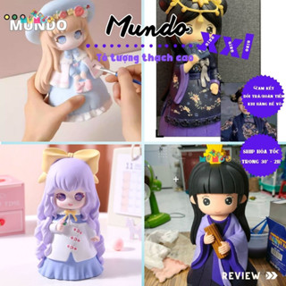   MUNDO  Tượng Tô Màu Girl Công Chúa 19 20 Size XL – Tô Tượng Thạch Cao DIY Cho Bé 