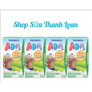 Combo 4 lốc 16 hộp sữa dinh dưỡng adm gold có đường 110ml.