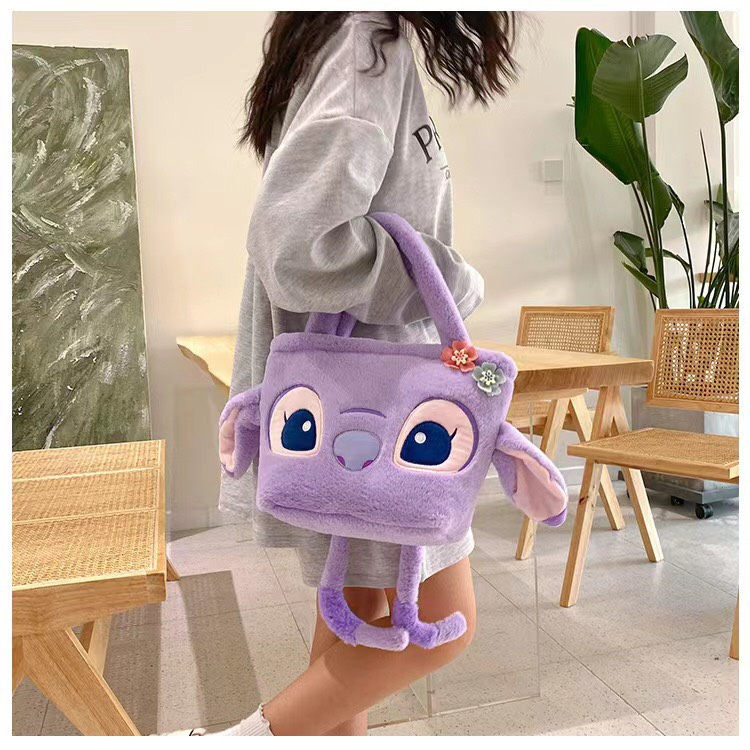 TÚI XÁCH STELLA LOU TÍM LÔNG.