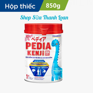 Combo 3 lon sữa bột vinamilk pedia kenji 1+ 850g.