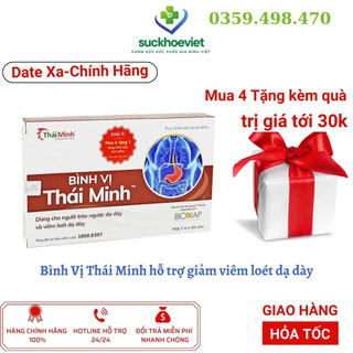 Bình vị thái minh - giảm trào ngược dạ dày, giảm thiểu các biểu hiện của viêm loét dạ dày