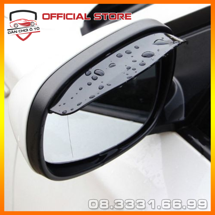 MIẾNG CHẮN NƯỚC-BỘ 02 TẤM VÈ CHE MƯA GƯƠNG KÍNH CHIẾU HẬU XE Ô TÔ