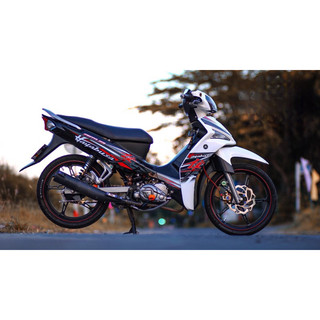 Tem rời Sirius Fi hayaabusa full trắng đen