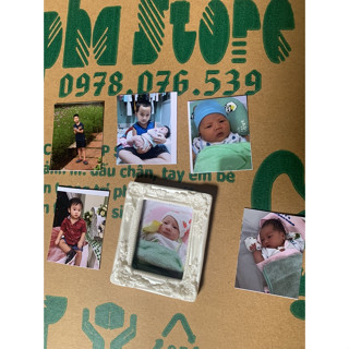 Ảnh in thêm vào KHUNG ẢNH IN DẤU CHÂN TAY CHO BÉ