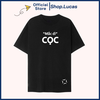 Áo Phông Chữ MẮC DÌ CỌC Áo Thun Local Brand Unisex Nam Nữ Form Rộng Tay Lỡ Cotton Vải Mát
