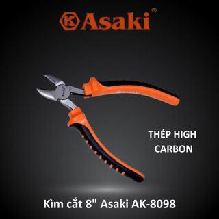 Kìm cắt chất lượng japan siêu bền sắc bén asaki 8” ak-8098