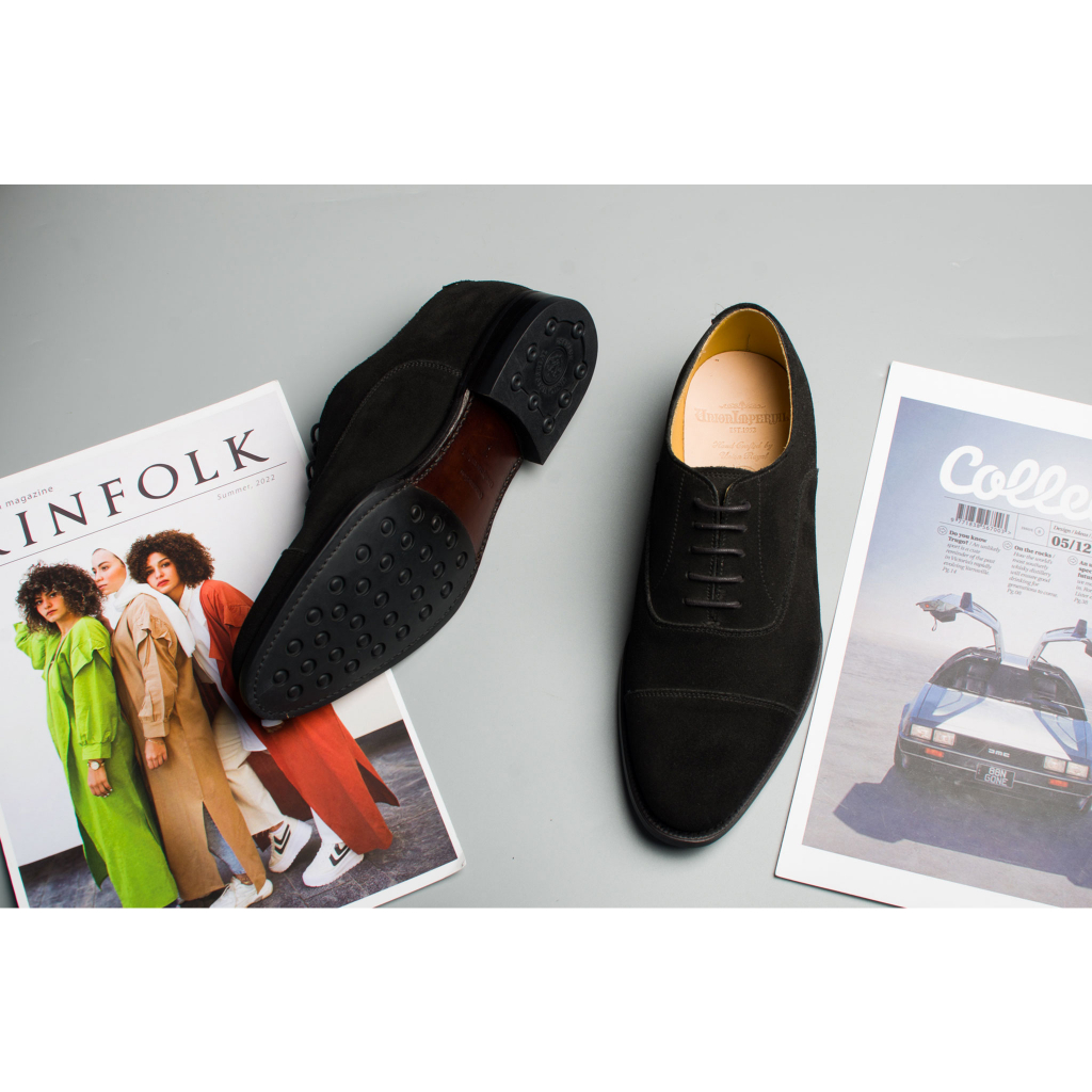 Giày Da Nam Cao Cấp Kiểu Dáng Oxford Chất Liệu Da Bê Nhập Khẩu