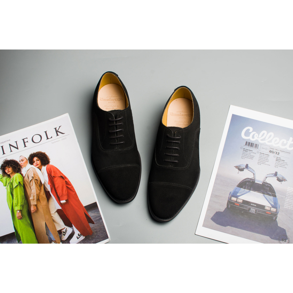 Giày Da Nam Cao Cấp Kiểu Dáng Oxford Chất Liệu Da Bê Nhập Khẩu