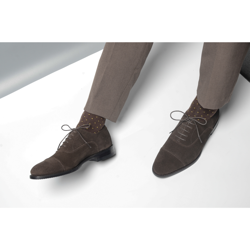 Giày Da Nam Cao Cấp Kiểu Dáng Oxford Chất Liệu Da Bê Nhập Khẩu