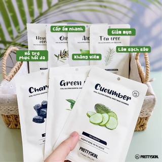 Mặt nạ tinh chất pretty skin total solution essential sheet mask