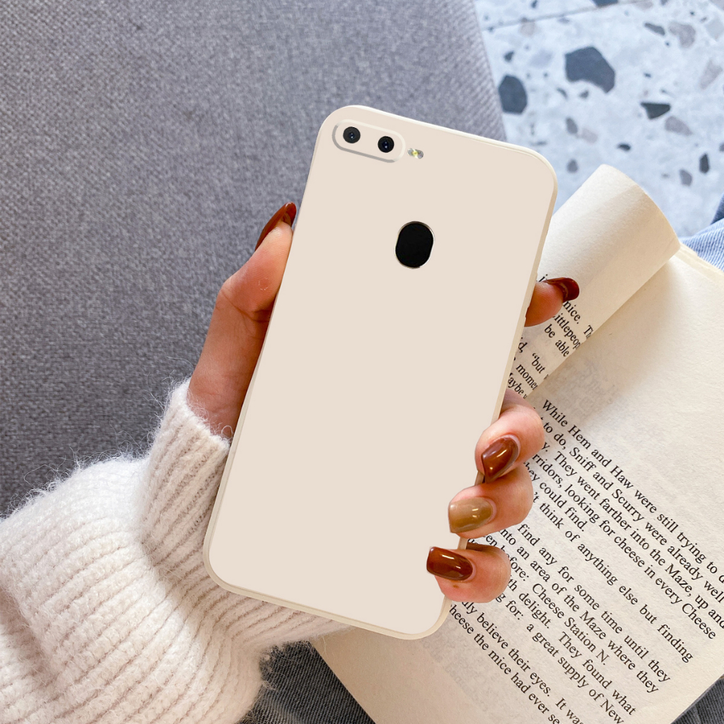 Ốp lưng Oppo A5s / A7 / F9 / A12 / Realme 2 Pro cạnh vuông, viền vuông,SILICON dẻo bảo vệ camera siêu rẻ