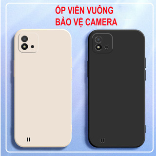 Ốp lưng Realme Narzo 50i cạnh vuông, viền vuông,SILICON dẻo bảo vệ camera siêu rẻ