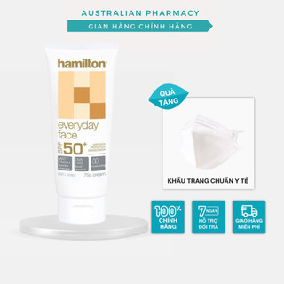 Kem chống nắng Hamilton chống nắng phổ rộng da treatment spf50+ UVA/UVB