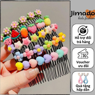Set 5 bờm xược tóc mix ngẫu nhiên siêu dễ thương cho bé gái JIMADO