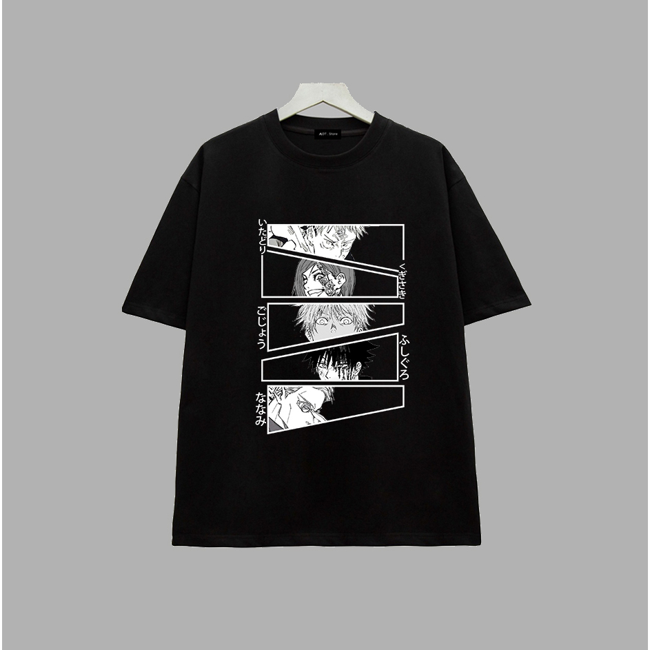 BST 8 Mẫu Áo thun Anime Chú thuật hồi chiến - JUJUTSU KAISEN nhân vật được yêu thích Gojo Satoru