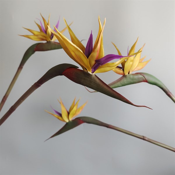 Hoa Giả Hoa Thiên Điểu, Cành Hoa Thiên Điểu Cao Su 1 Bông