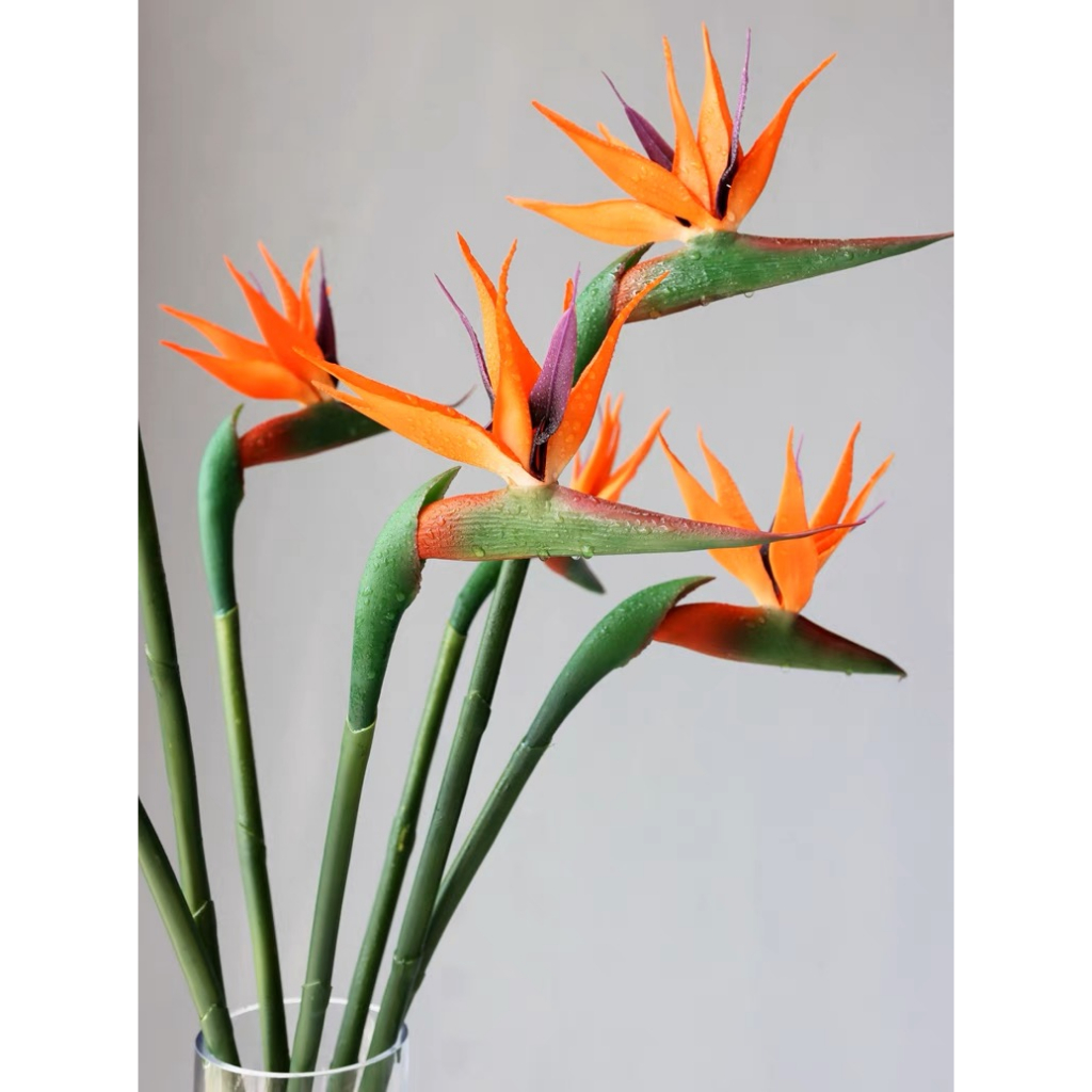 Hoa Giả Hoa Thiên Điểu, Cành Hoa Thiên Điểu Cao Su 1 Bông