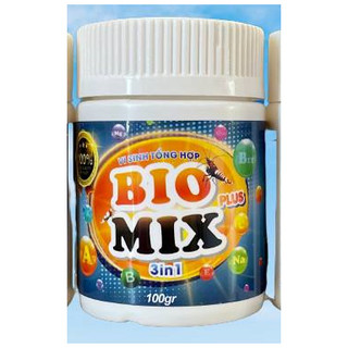 [NEW]BIOMIX PLUS - Vi sinh tổng hợp 3 trong 1, vi sinh cá cảnh, dạng MEN TAN NHANH KHÔNG MÀU