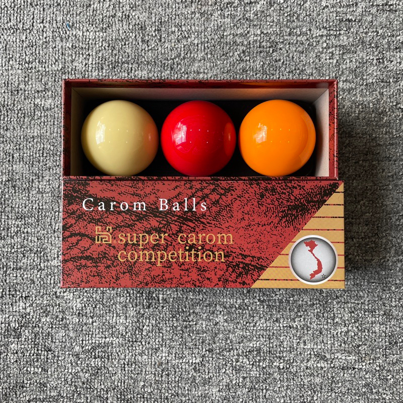 Bộ Bóng Bida Supper Carom (bi líp 3 bóng) KT 61,5mm.