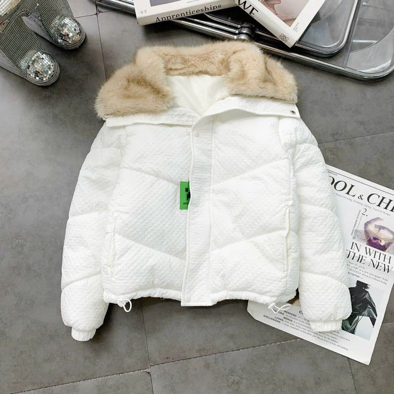 Áo phao cổ lông Qc